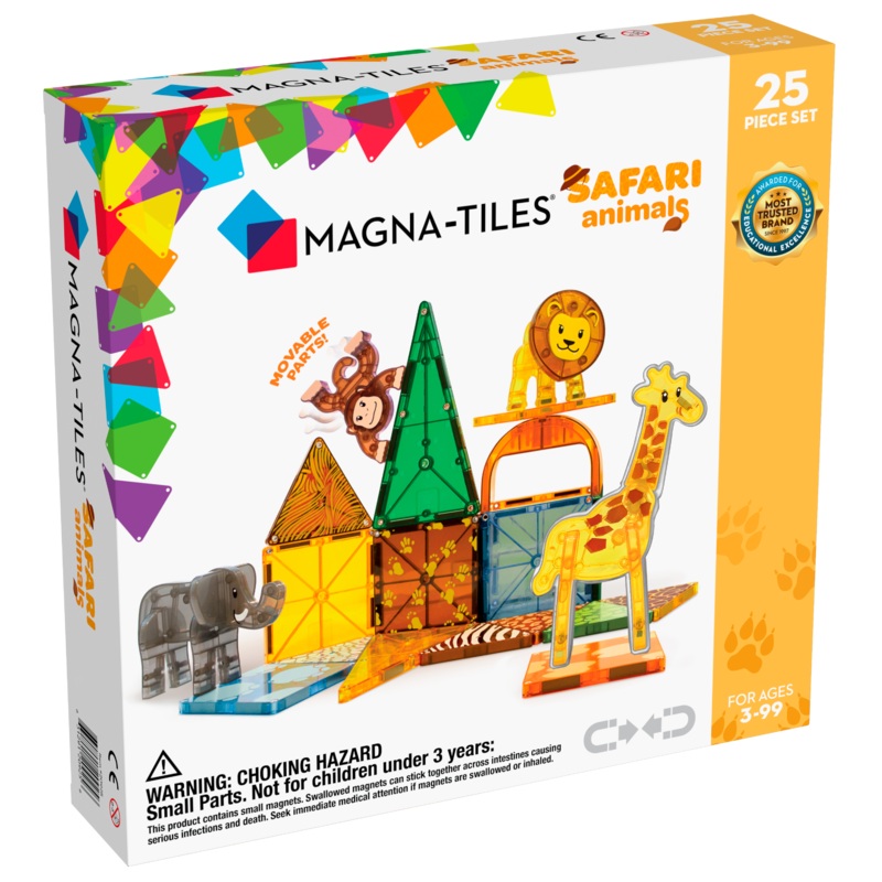 Magna-Tiles Safari Animals 25pc Set