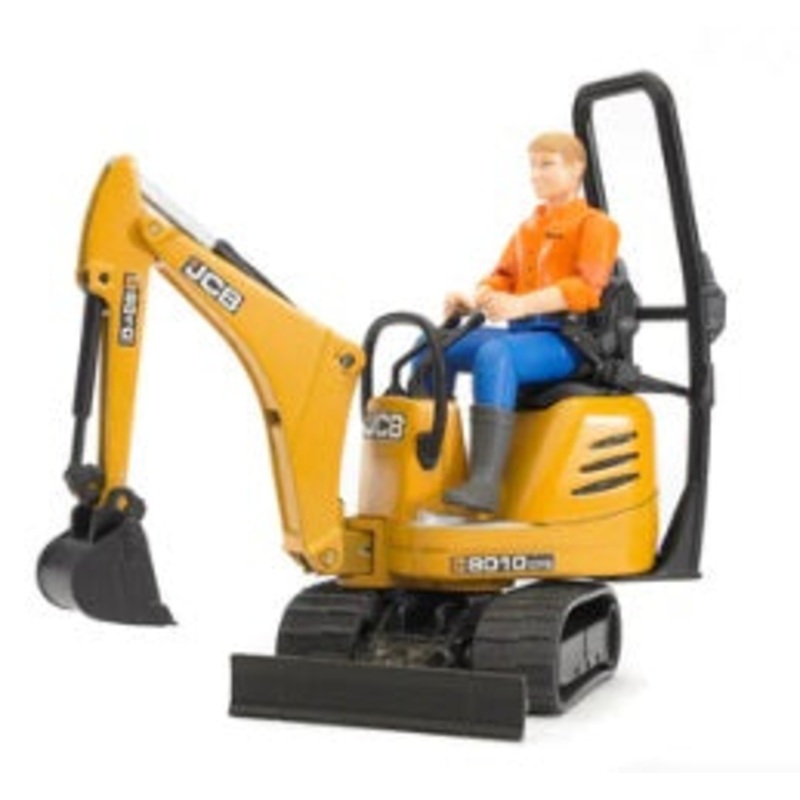 JCB Micro Excavator 8010 CTS with Worker