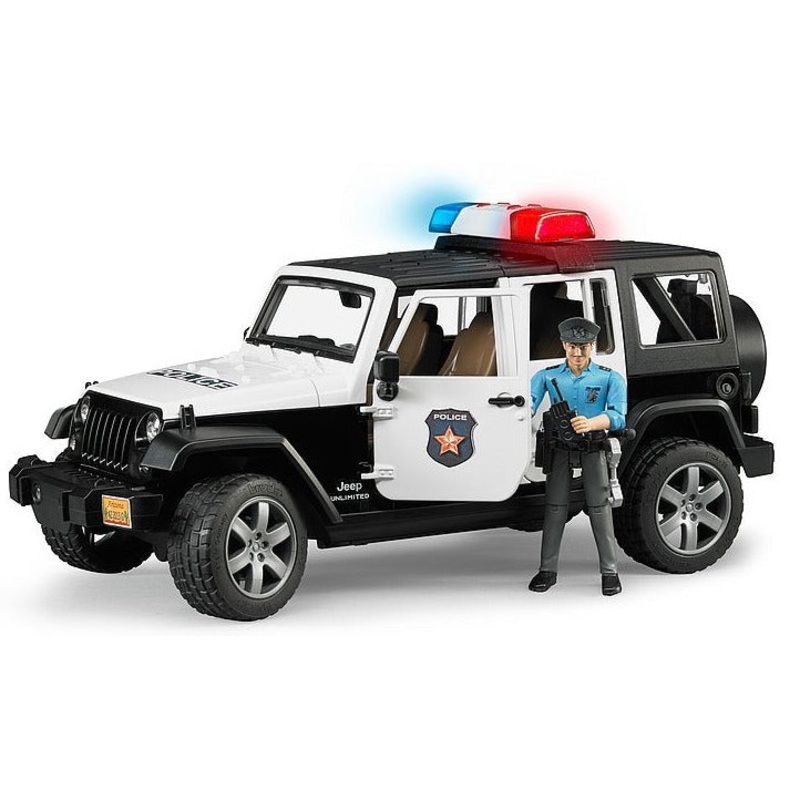 Jeep Wrangler Unlimited Rubicon Police Vehicle with Officer
