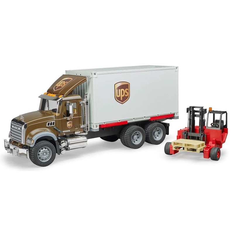 MACK Granite UPS Logistics Truck and Forklift