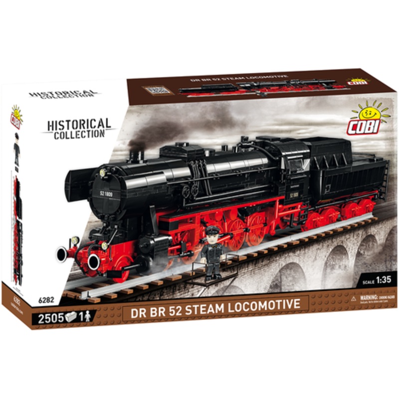 DR BR 52 Steam Locomotive 2505pc