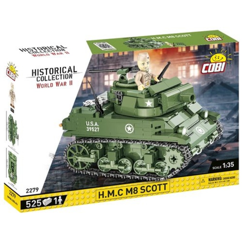 H.M.C M8 Scott Tank WWII 525pc