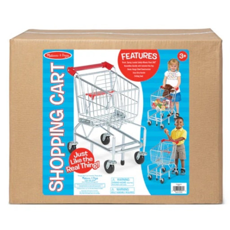 Metal Grocery Shopping Cart Toy