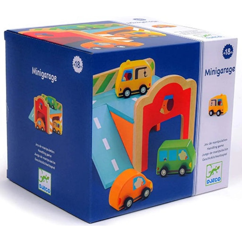 Mini Garage Wooden Automobile Set