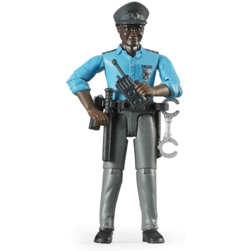 Policeman, Dark Skin, Accessories