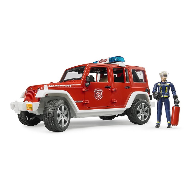 Jeep Wrangler Unlimited Rubicon Fire Rescue with Fireman