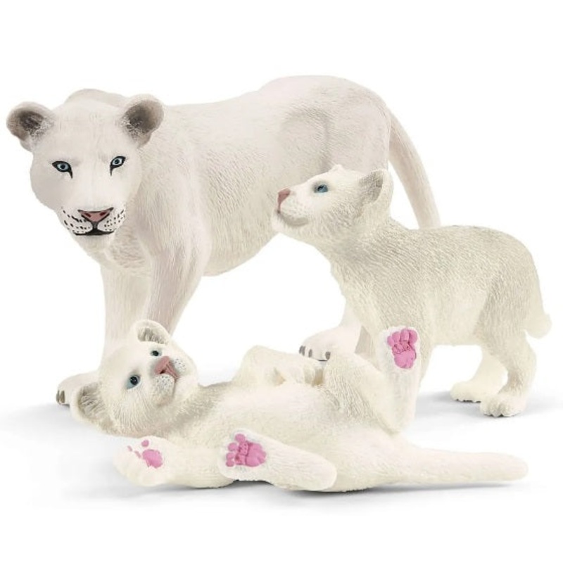 Lion Mother with Cubs