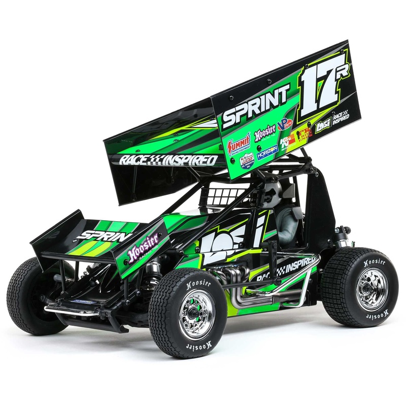 1/10 22S Sprint Car 2WD RTR Green Requires Battery and Charger