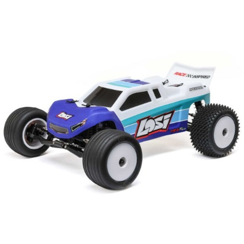 1/18 Mini-T 2.0 V2 2WD Stadium Truck Brushless RTR, Blue