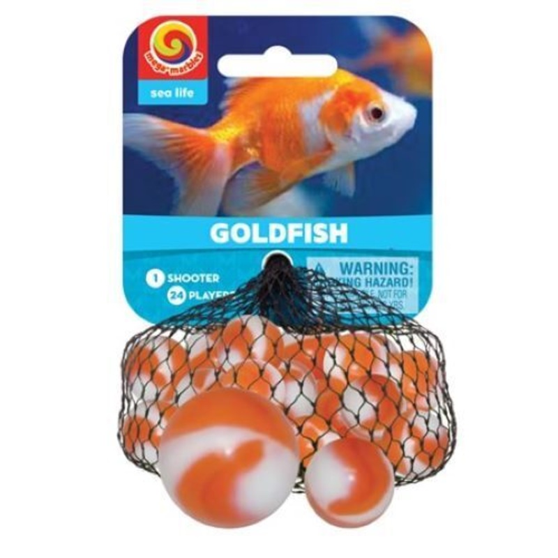 Mega Marbles Goldfish Marbles Game Set 25 Piece