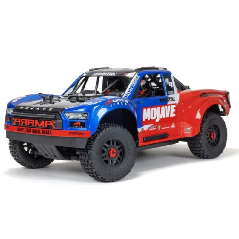1/8 Mojave 4x4 4S BLX Desert Truck RTR, Blue and Red