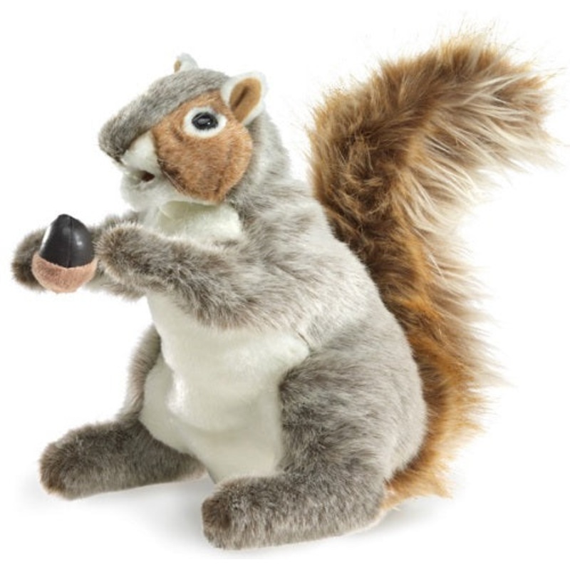 Gray Squirrel Hand Puppet