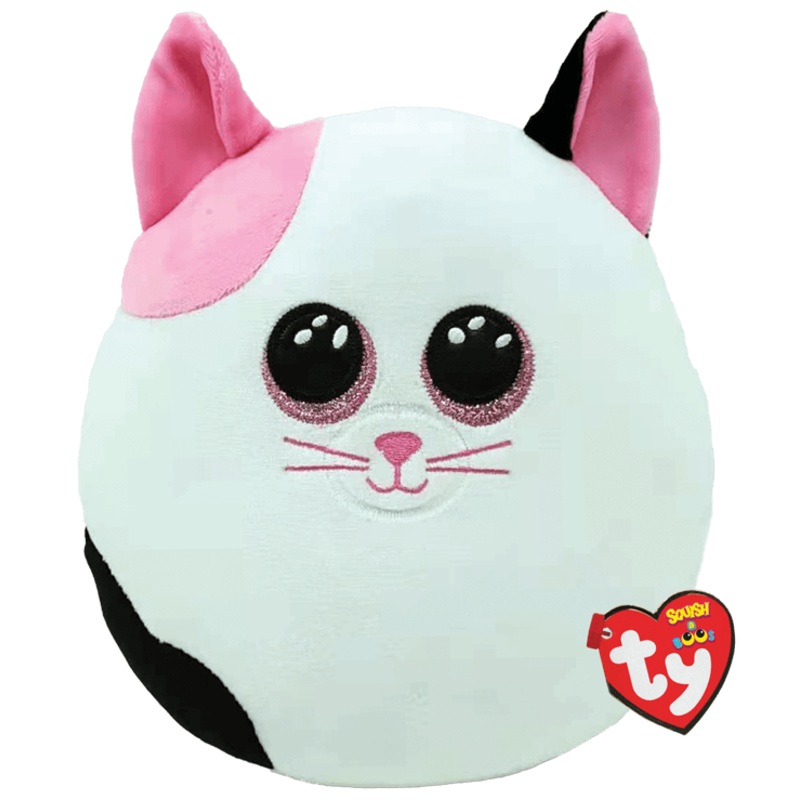 Muffin - Pink and White Cat - Squish a Boo Small