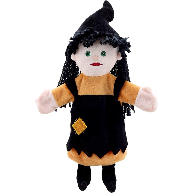 Story Plates - Witch Puppet