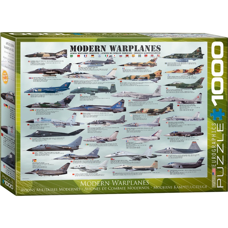 Modern Warplanes 1000pc Puzzle