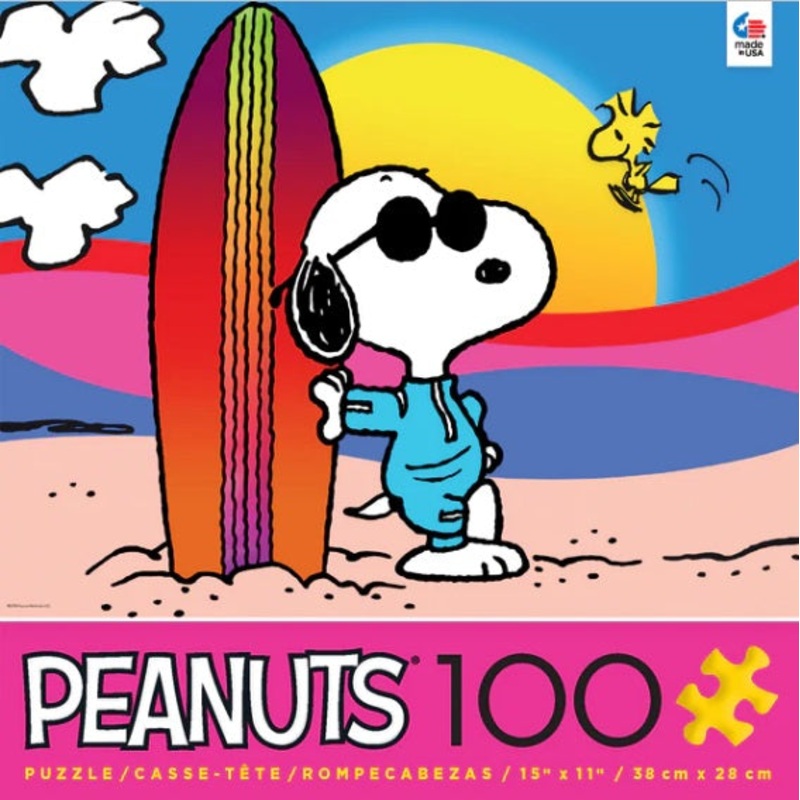 Peanuts Malibu Surfer Snoopy 100pc Puzzle
