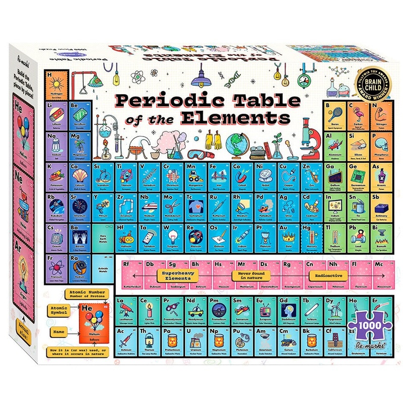 Periodic Table 1000pc Puzzle