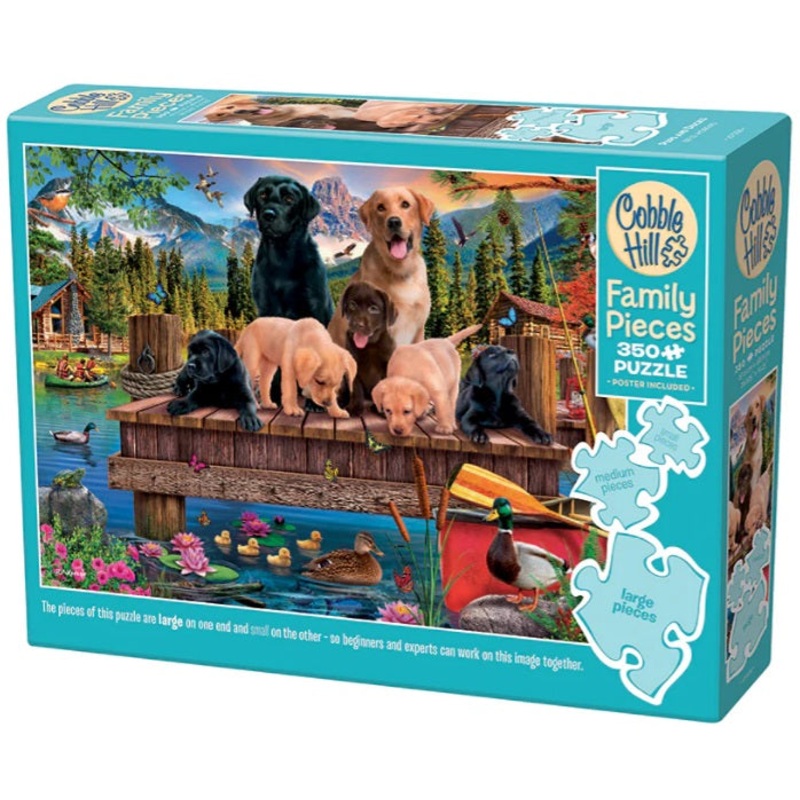 Pups & Ducks 350pc Puzzle