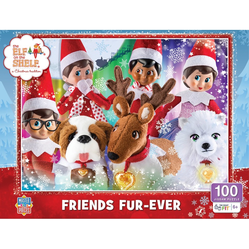 Elf on a Shelf Friends Furever 100pc Puzzle