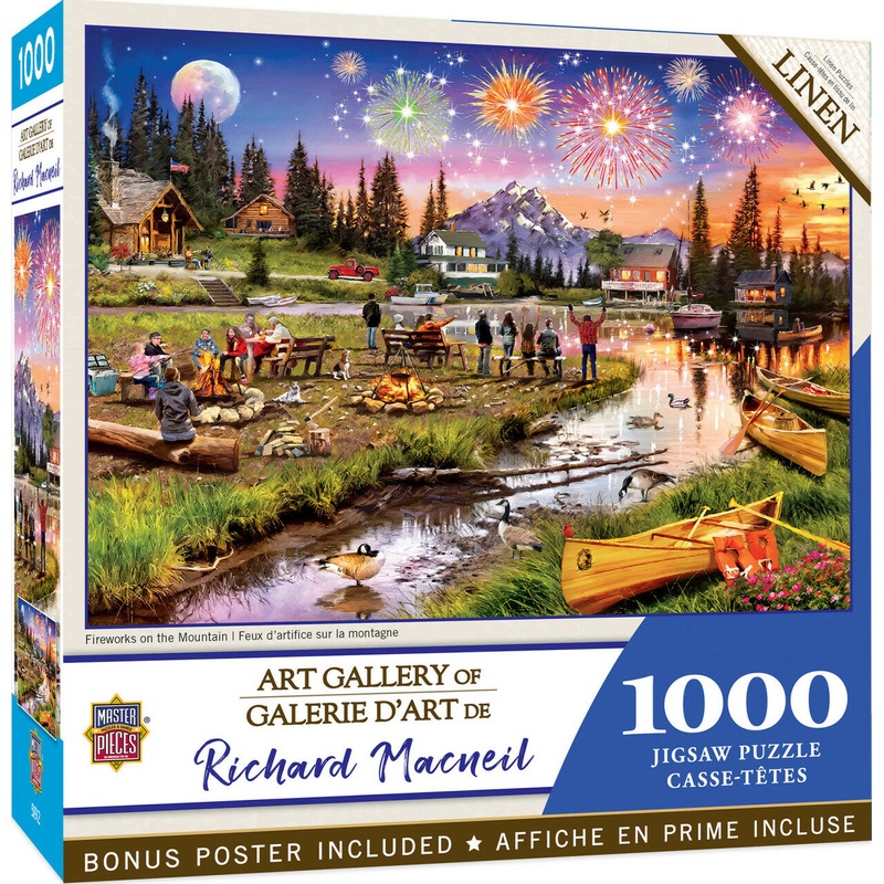 Fireworks on the Mountain 1000pc Puzzle