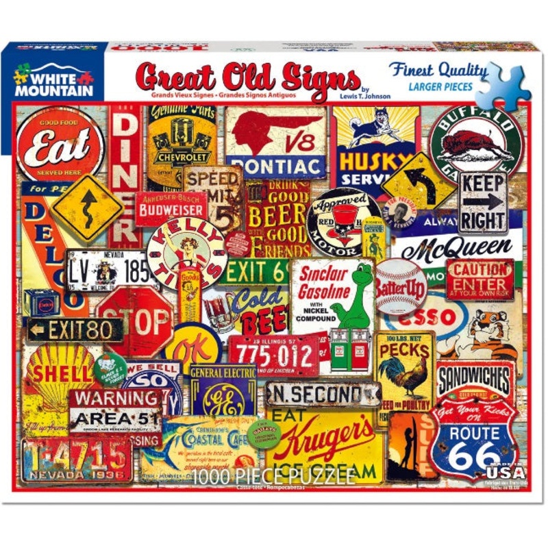 Great Old Signs 1000pc Puzzle