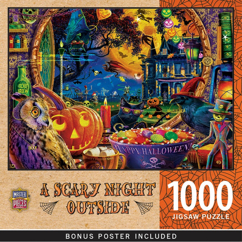 Halloween - A Scary Night Outside 1000pc Puzzle