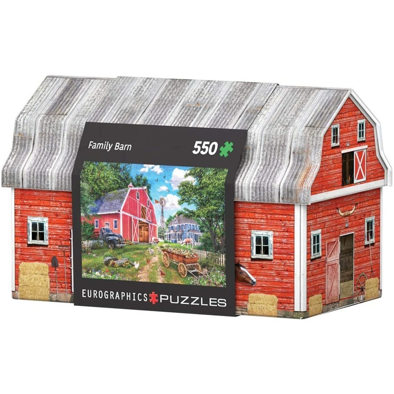 Holiday Barn  550pc Puzzle Tin