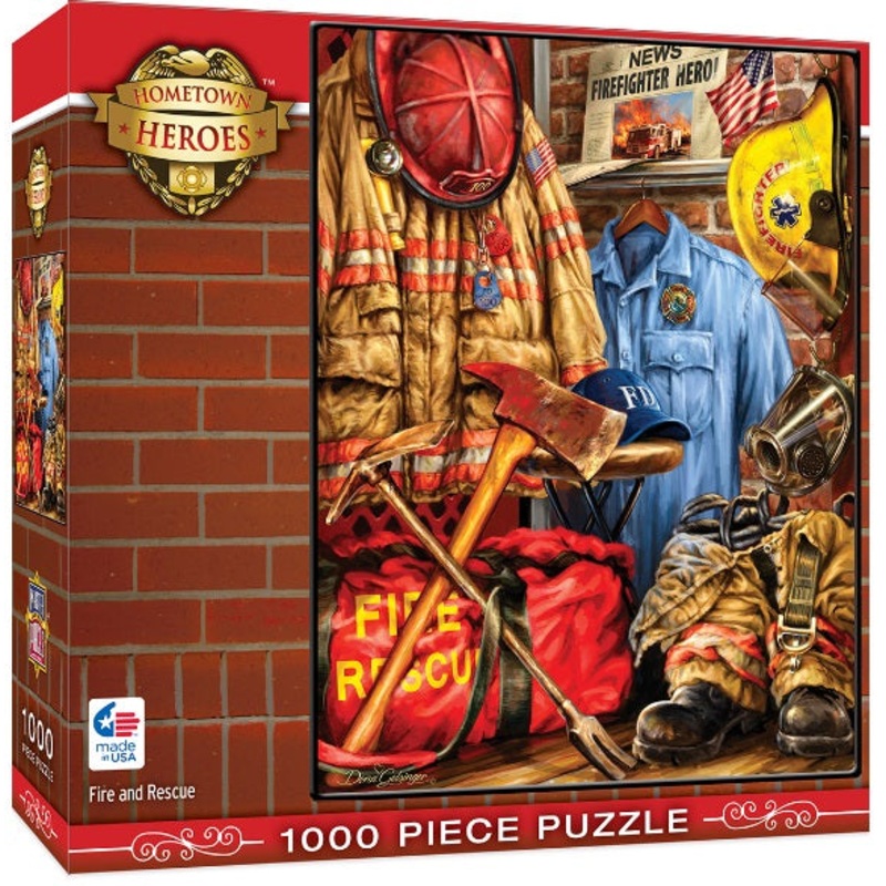 Hometown Heroes Fire and Rescue 1000pc Puzzle