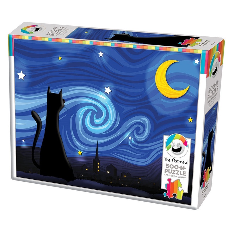 Mrowwy Night 500pc Puzzle