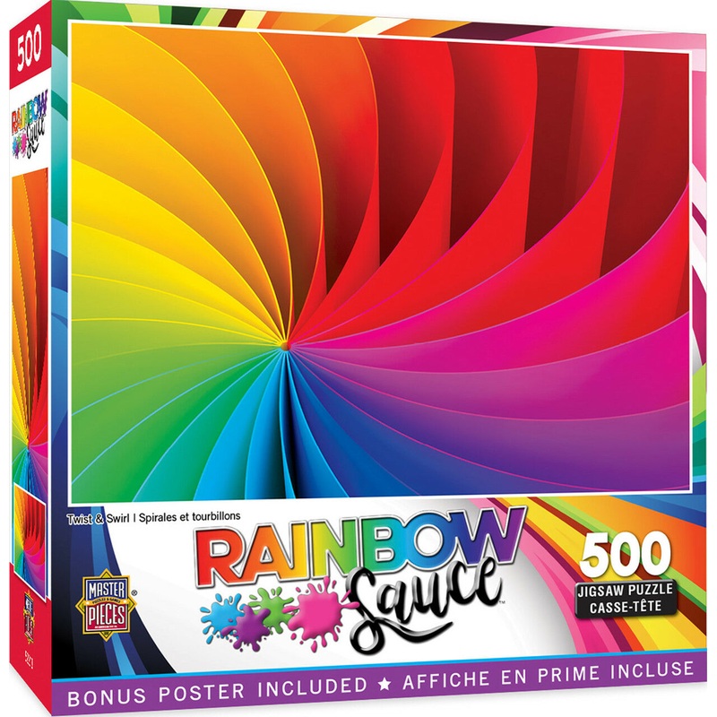 Rainbow Sauce - Twist and Swirl 500pc Puzzle