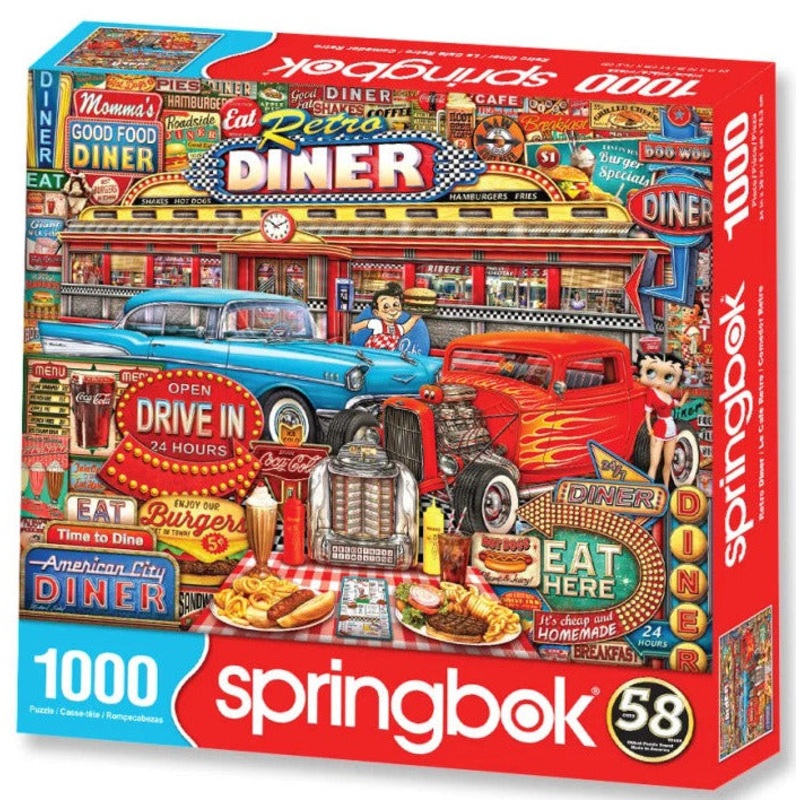 Retro Diner 1000pc Puzzle