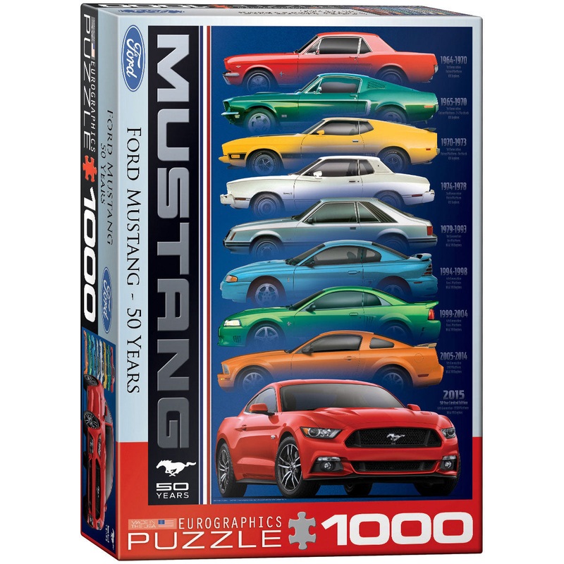 50 Years Mustang 1000pc Puzzle