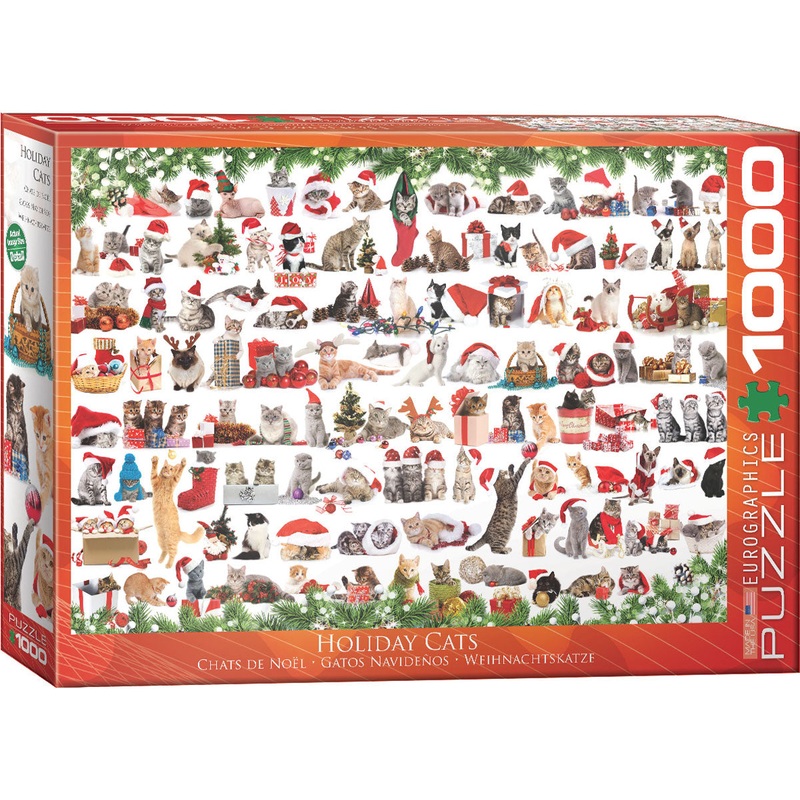 Christmas Kittens 1000pc Puzzle