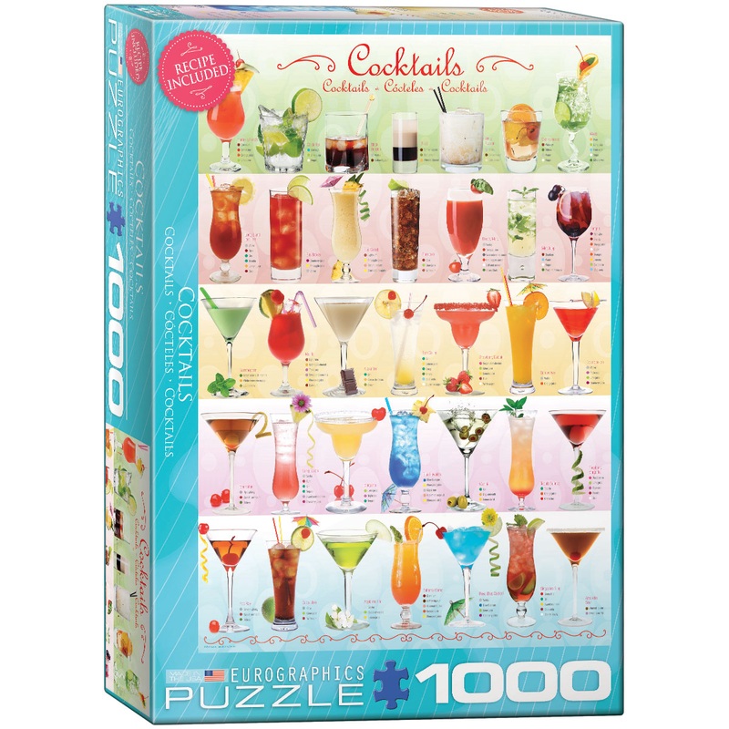 Cocktails 1000pc Puzzle