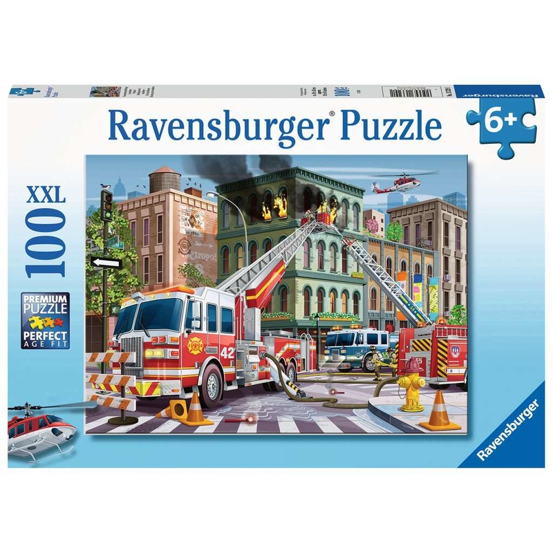 Fire Truck Rescue 100pc Puzzle