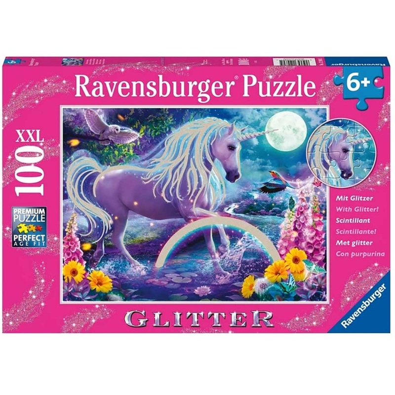 Glitter Unicorn 100pc Puzzle