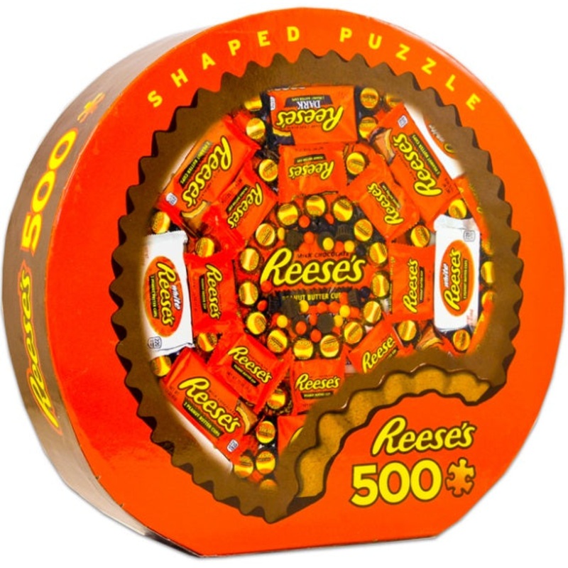 Hershey Shaped - Reese's (Round) 500 Piece Puzzle