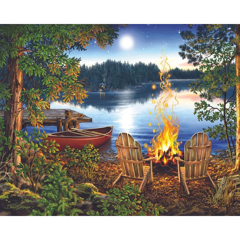 Lakeside Canoe 1000pc Puzzle