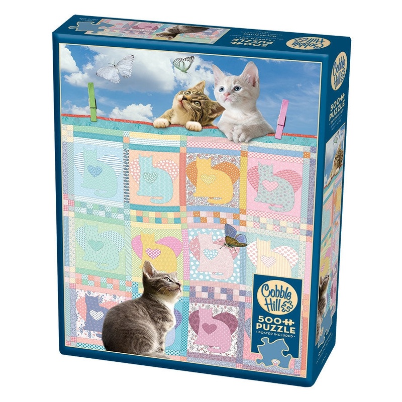 Quilted Kittens 500pc Puzzle