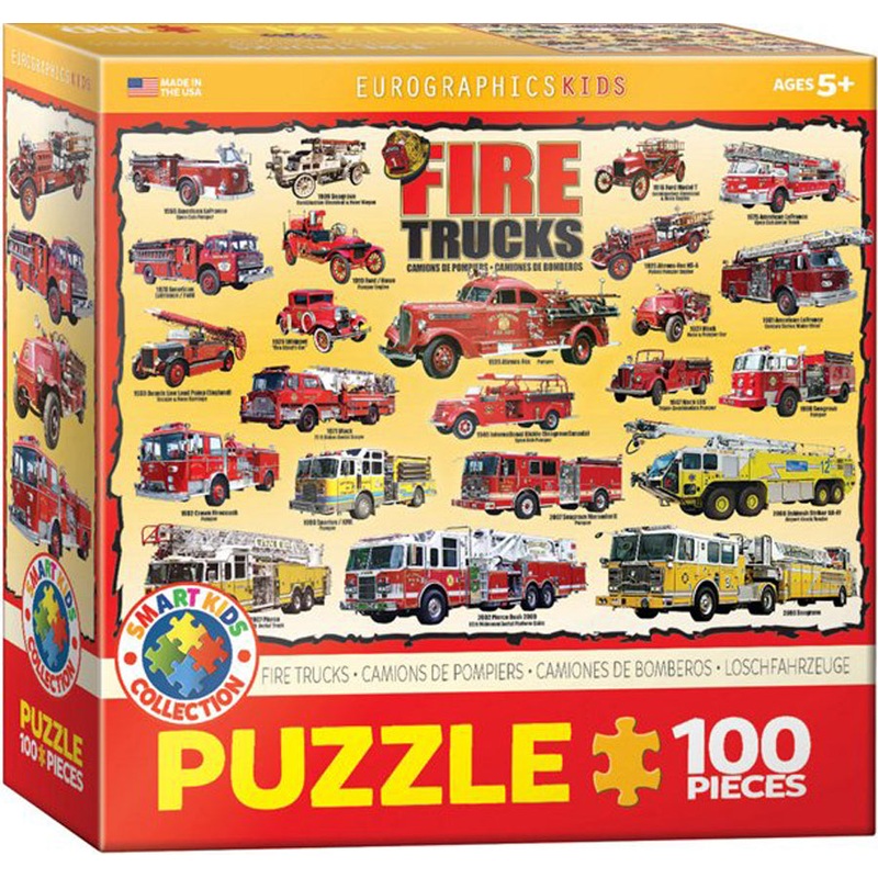 Fire Trucks 100pc Puzzle
