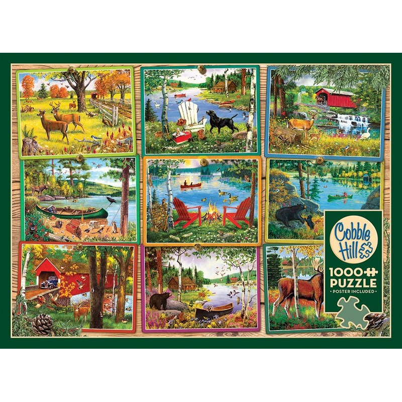 Postcards from Lake Country 1000pc Puzzle