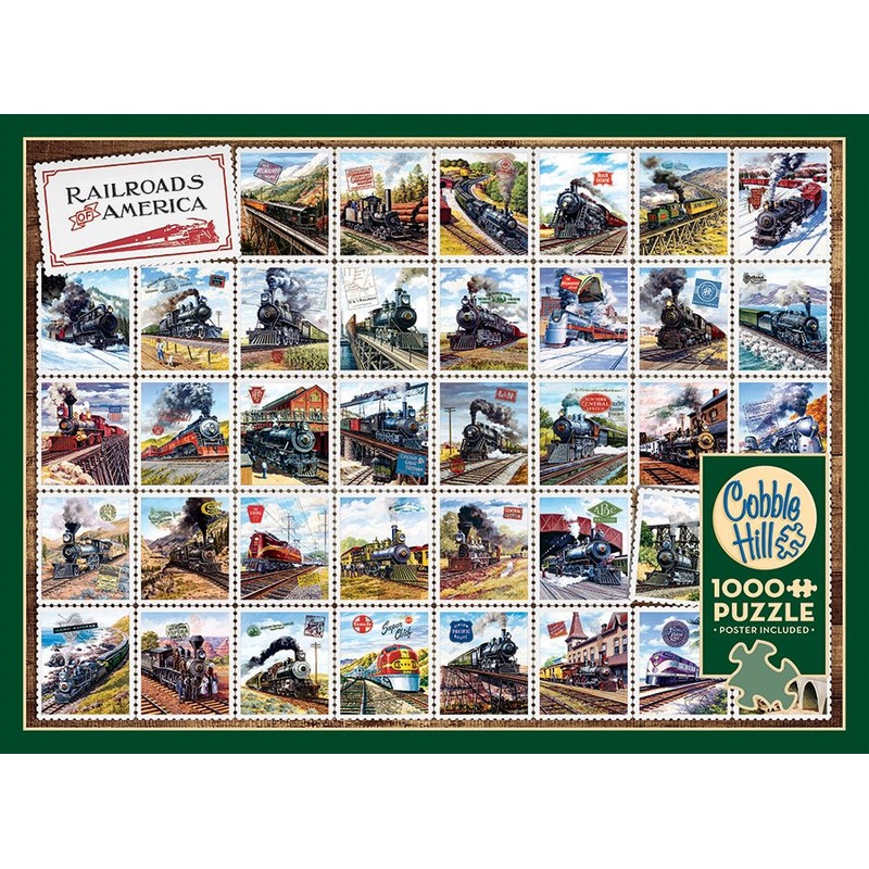 Railroads of America 1000pc Puzzle