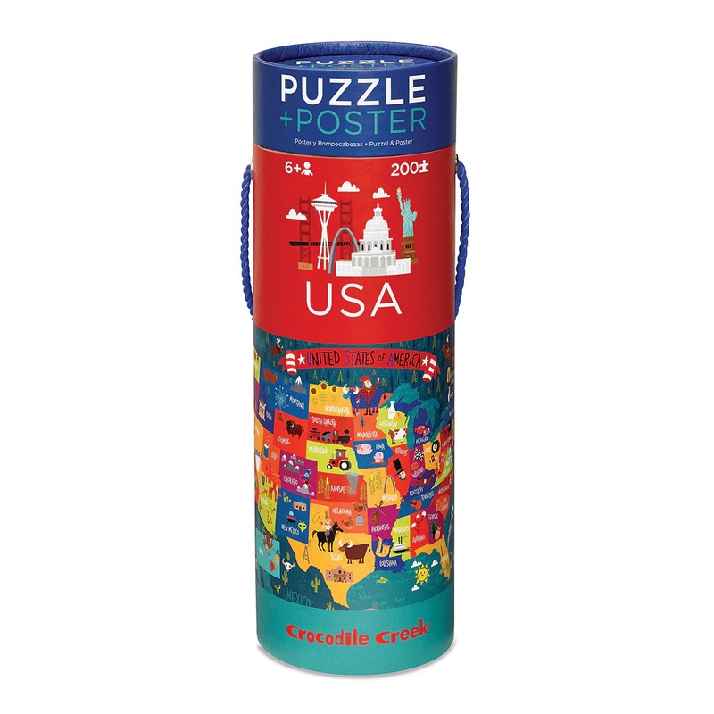USA Map 200pc Puzzle