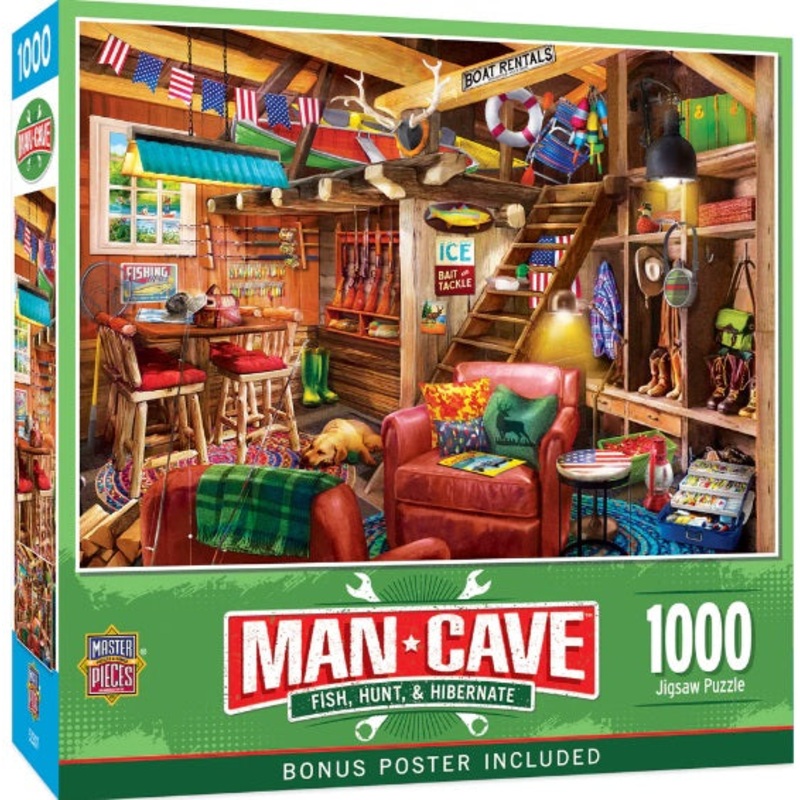 Fish, Hunt & Hibernate 1000pc Puzzle