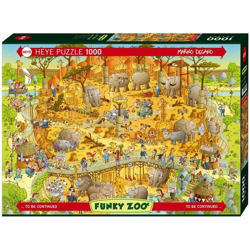 Funky Zoo African Habitat 1000pc Puzzle