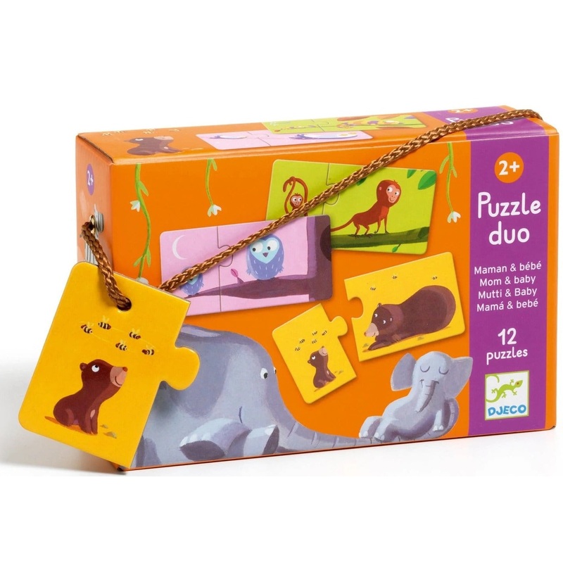 Mom & Baby Puzzle Duo Matching Activity