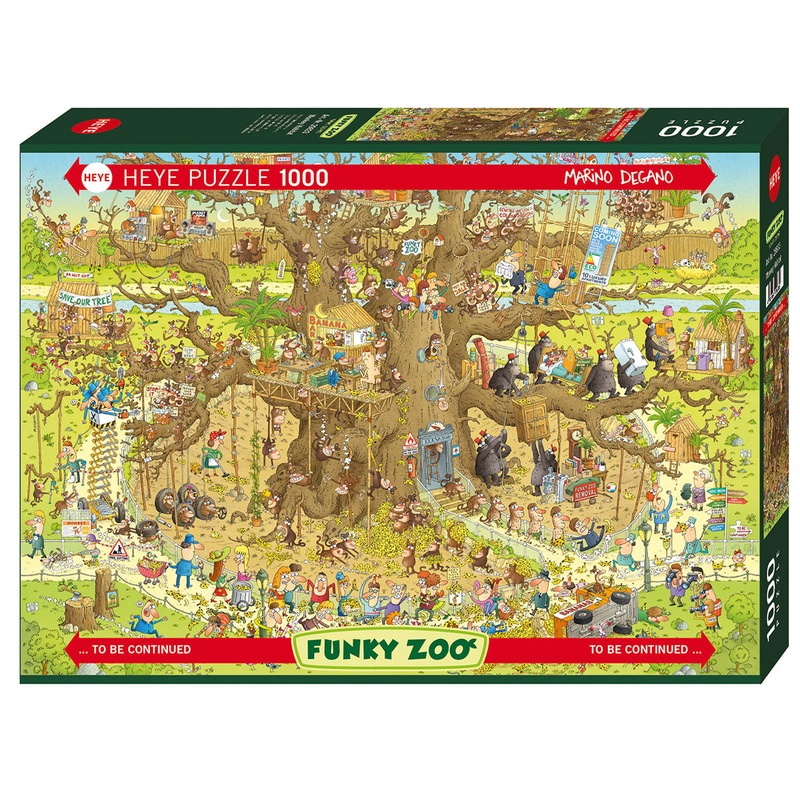 Monkey Habitat 1000pc Puzzle