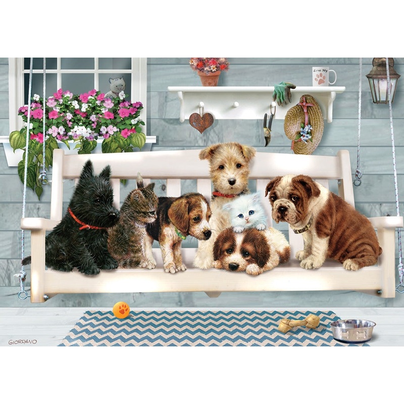Porch Swing Buddies 35pc Puzzle