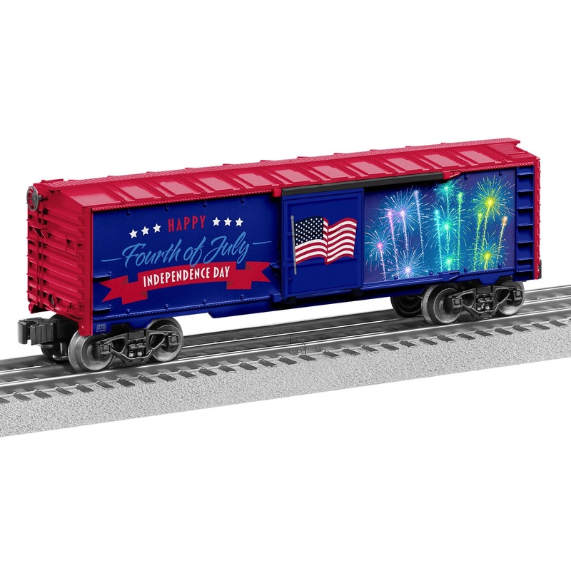 O Fourth of July Illuminated Car with Sound