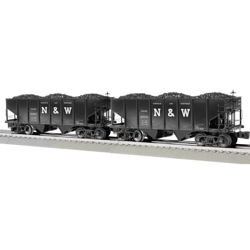O Norfolk & Western 2-Bay Hoppers 2-Pack